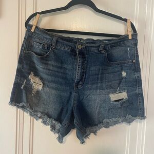 Super Comfy Denim Shorts - Super Curvy Hi-Rise